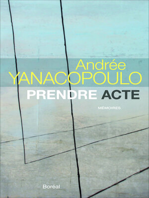 cover image of Prendre acte